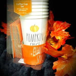 Rae Dunn Pumpkin Spice Coffee Cups